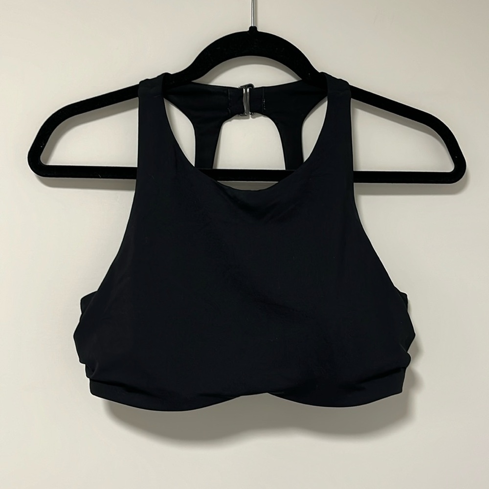 Athleta high neck swim/bikini top